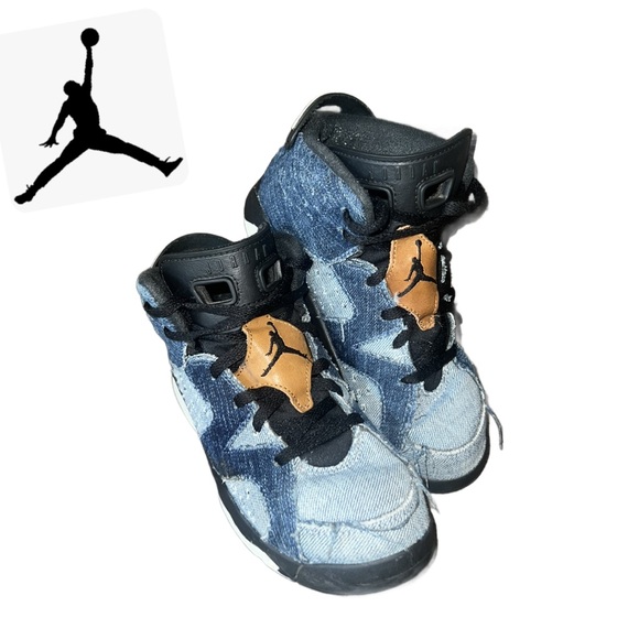 Jordan Other - Jordan 6 Retro Washed Denim (GS) Youth Size 2Y CV5489-401 EUC
